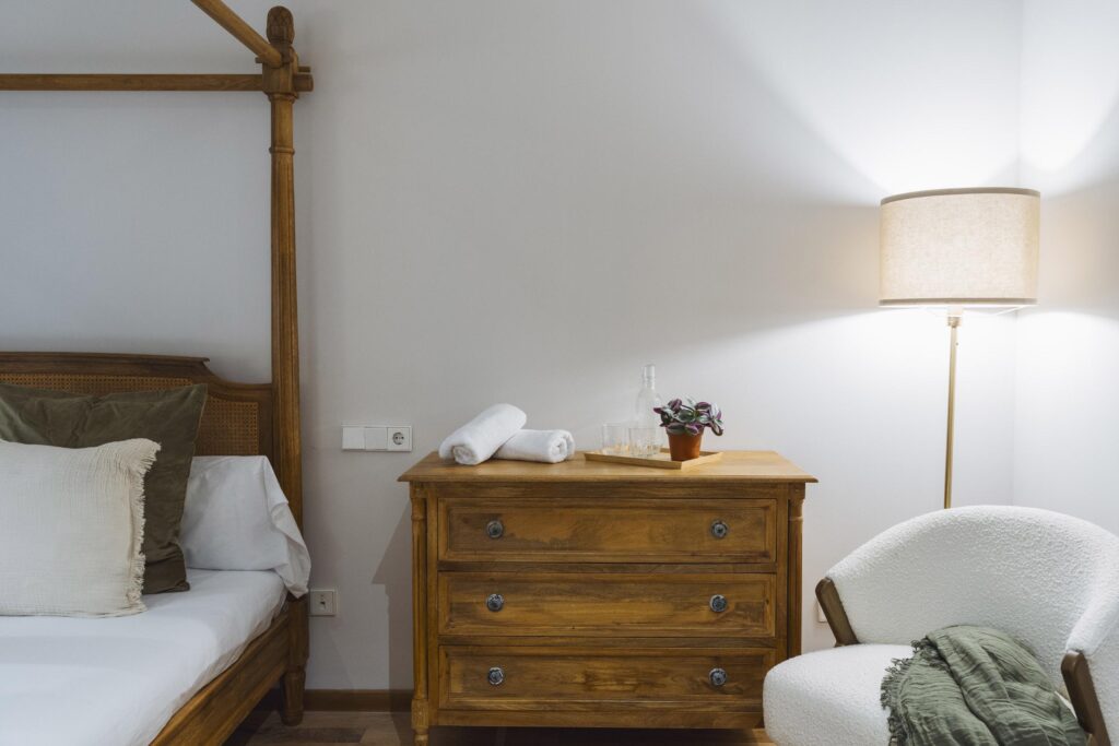 Detalle habitación del Hotel Palacio de Arriba