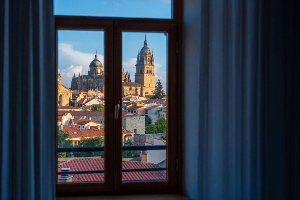 Vistas de la catedral desde el Hotel ABBA Fonseca en Salamanca